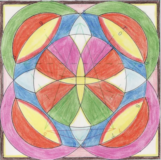 Handgezeichnetes Mandala